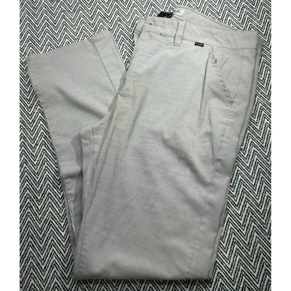Travis Mathew Other - Travis Mathew Mens Gray Stretch Dress Pants Size 34 Classic Fit Lightweight Busi